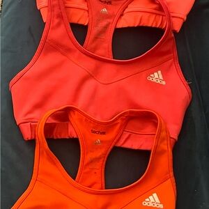 Adidas Red and Orange Sports Bras